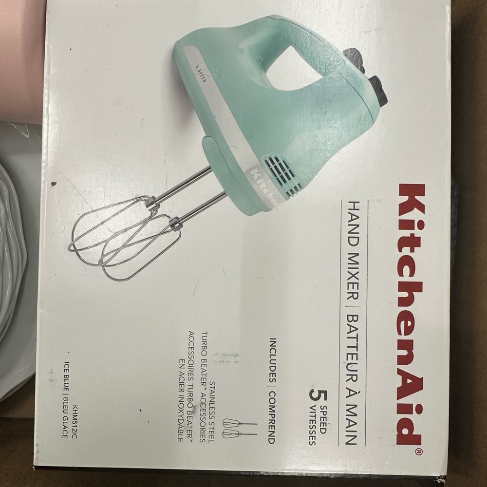 KitchenAid Aqua Hand Mixer - 5 Speeds